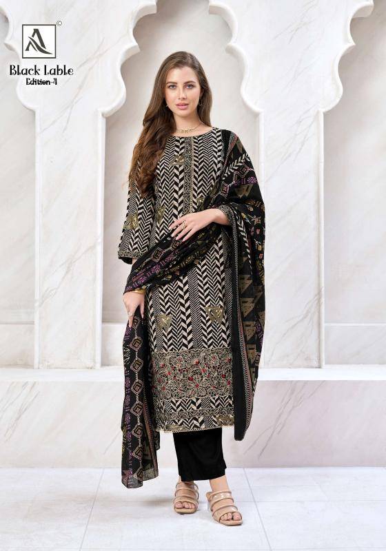 Alok suits black lable vol-4 Wholesale dress materials online
